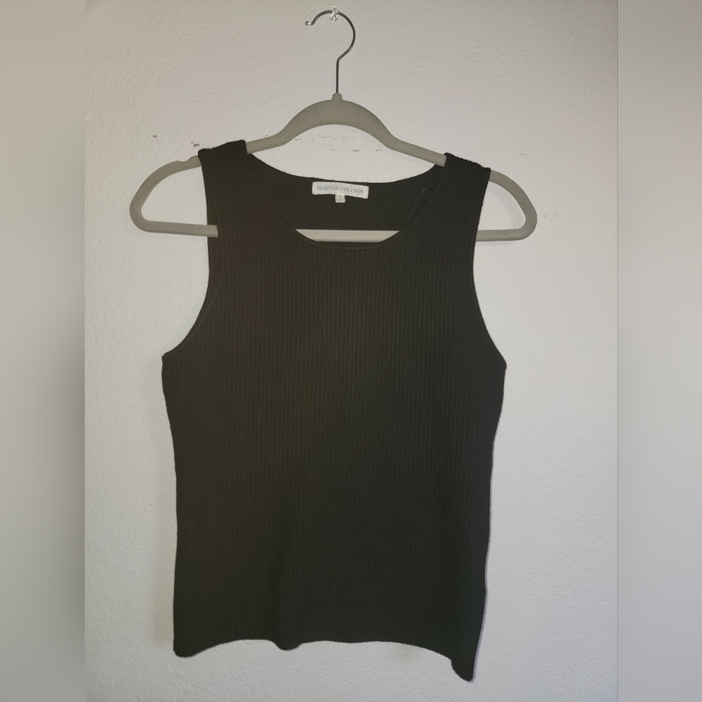 Madison Classic Black Tank Top